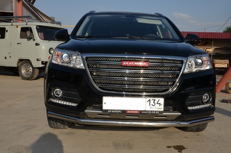 Защита переднего бампера UKO для Haval H6 (2014-2020) GWH6.17.02