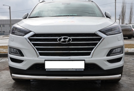 Защита переднего бампера UKO для Hyundai Tucson (2015-2018) HTUC.16.02