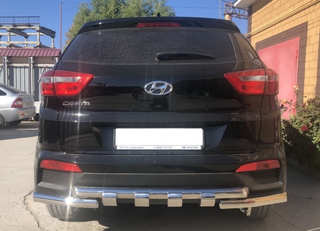 Защита заднего бампера G UKO для Hyundai Creta (2016-2021) HYC.16.62