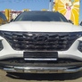 Защита переднего бампера с перемычками UKO для Hyundai Tucson (2021-2024)