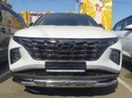 Защита переднего бампера с перемычками UKO для Hyundai Tucson (2021-2024)