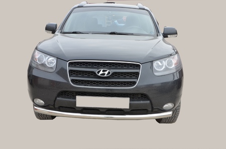 Защита переднего бампера UKO для Hyundai Santa Fe (2006-2010) HYSF.06.02