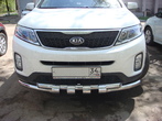 Защита переднего бампера G UKO для Kia Sorento (2012-2020)