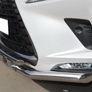 Защита переднего бампера двойная с перемычками UKO для Lexus NX (2017-2021)