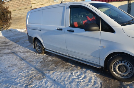 Защита штатного порога UKO для Mercedes-benz Vito (2014-2021) MBV.14.32