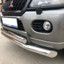 Защита переднего бампера двойная UKO для Mitsubishi Pajero Sport (1998-2008)