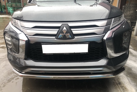 Защита переднего бампера UKO для Mitsubishi Pajero Sport (2021-2025) MSPS.21.02