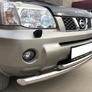 Защита переднего бампера двойная UKO для Nissan X-Trail (2007-2010)