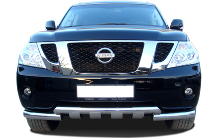 Защита переднего бампера (G ) UKO для Nissan Patrol (2010-2014) NPL.10.05