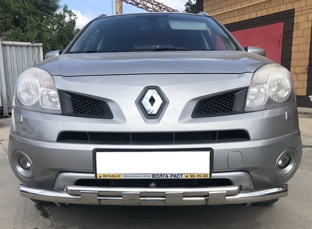 Защита переднего бампера с перемычками UKO для Renault Koleos (2008-2016) RKS.8.75