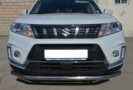 Защита переднего бампера UKO для Suzuki Vitara (2019-2024) SV.19.02