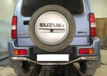 Защита заднего бампера (волна) UKO для Suzuki Jimny (2012-2019)