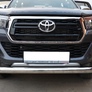 Защита переднего бампера UKO для Toyota Hilux Exclusive Black (2018-2020)