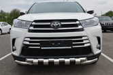 Защита переднего бампера G UKO для Toyota Highlander (2017-2020)