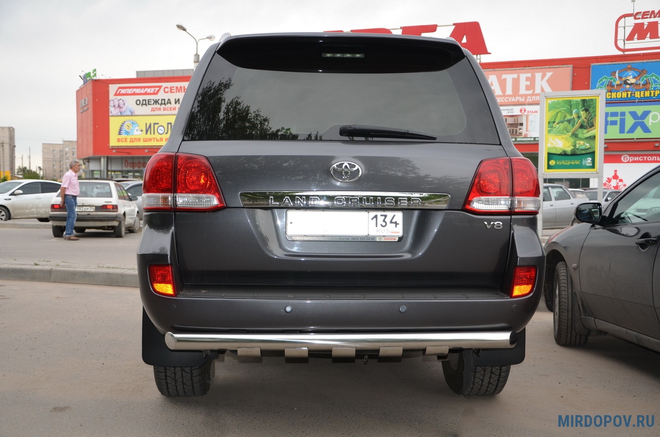 Защита заднего бампера G UKO для Toyota Land Cruiser 200 (2007-2012) №  TLC200.07.62 - купить по лучшей цене на mirdopov.ru