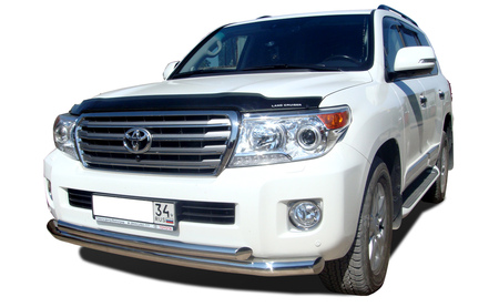 Защита переднего бампера двойная UKO для Toyota Land Cruiser 200 (2012-2015) TLC200.13.03