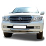 Защита переднего бампера двойная UKO для Toyota Land Cruiser 200 (2007-2012)