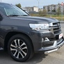 Защита переднего бампера (G) UKO для Toyota Land Cruiser 200 TRD (2019-2021)