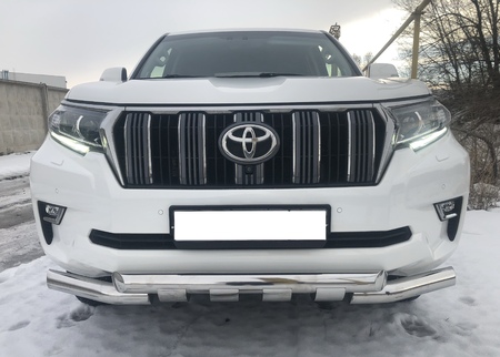 Защита переднего бампера (G) UKO для Toyota Land Cruiser Prado (2017-2020) TLCP150.17.05