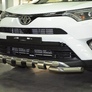 Защита переднего бампера (G) UKO для Toyota RAV4 (2015-2019)