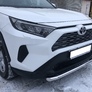 Защита переднего бампера короткая UKO для Toyota RAV4 (2019-2024)