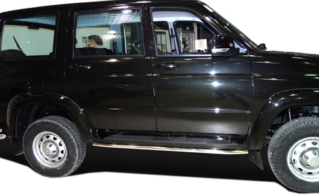 Защита штатного порога UKO для Уаз Патриот (2014-2021) UAP.14.30