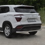 Защита заднего бампера d63 секции RUSSTAL для Hyundai Creta (2021-2026)