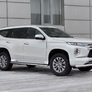 Защита переднего бампера d76 секции RUSSTAL для Mitsubishi Pajero Sport (2021-2024)