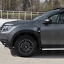 Защита переднего бампера d63 секции d42 дуга RUSSTAL для Renault Duster (2021-2024)