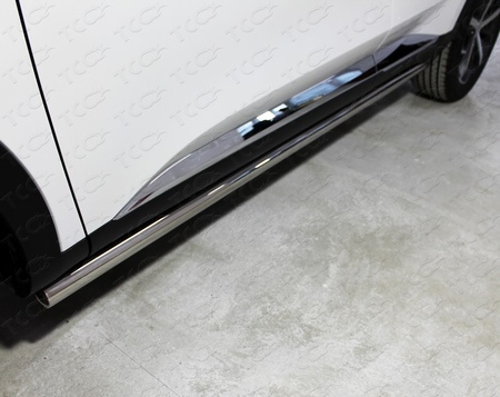 Пороги труба 60,3 мм для Haval F7 (2022-2024) HAVF722-25