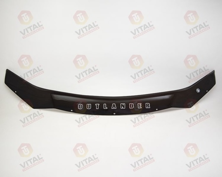 Дефлектор капота верхний VT52 для Mitsubishi Outlander (2010-2012) MSH24VT