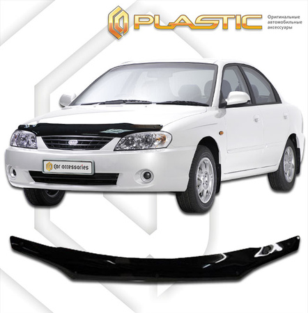 Дефлектор капота CA Plastic Classic для Kia Spectra (2004-2011) 2010010101589