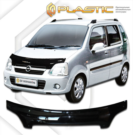 Дефлектор капота CA Plastic Classic для Opel Agila (2000) 2010010105839