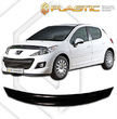 Дефлектор капота CA Plastic Classic для Peugeot 207 (2009)