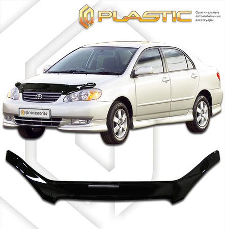 Дефлектор капота CA Plastic Classic для Toyota Corolla LE (2003-2005) 2010010107970