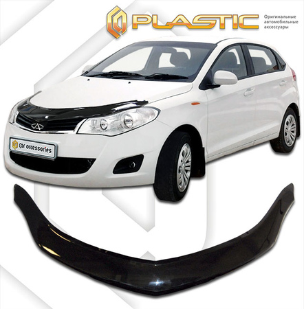 Дефлектор капота CA Plastic Classic для Chery Very (2011-2018) 2010010109134