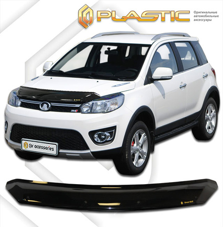 Дефлектор капота CA Plastic Classic для Great Wall Hover M4 (2013-2016) 2010010109158