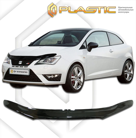 Дефлектор капота CA Plastic Classic для Seat Ibiza (2012-2021) 2010010109301