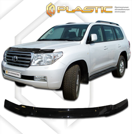 Дефлектор капота CA Plastic Classic для Toyota Land Cruiser 200 (2012-2015) 2010010109998