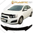 Дефлектор капота CA Plastic Classic для Chevrolet Aveo седан (2012-2015)