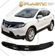 Дефлектор капота CA Plastic Classic для Nissan Qashqai (2014-2018)