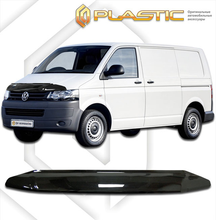 Дефлектор капота CA Plastic Classic для Volkswagen Caravelle (2010-2015) 2010010110888