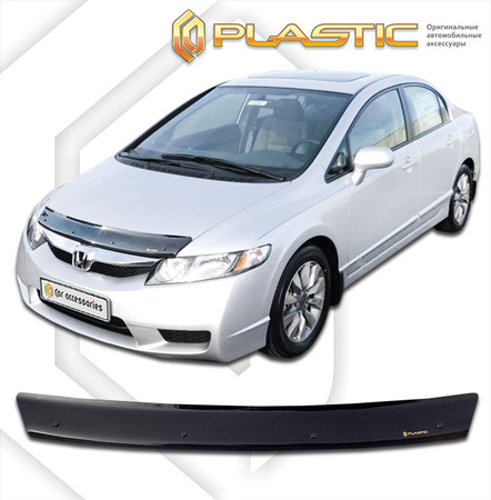 Дефлектор капота CA Plastic Classic для Honda Civic седан (2005-2010) 2010010114688