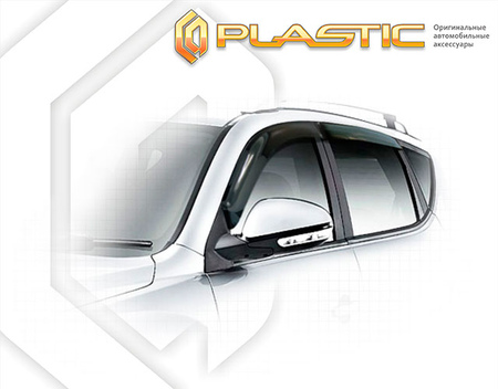 Дефлекторы боковых окон CA Plastic Classic для Geely Emgrand X7 (2013-2016) 2010030309415