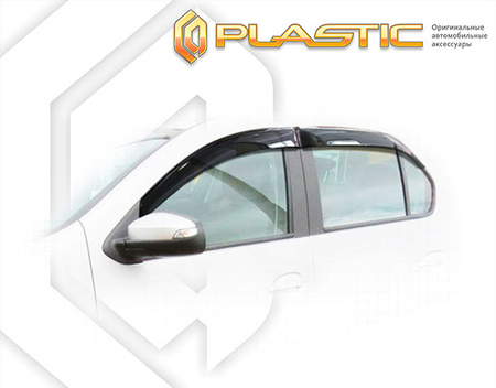 Дефлекторы боковых окон CA Plastic Classic для Renault Logan (2014-2018) 2010030309705