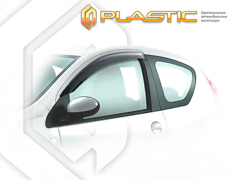 Дефлекторы боковых окон CA Plastic Classic для Peugeot 107 3D (2005-2014) 2010030312248