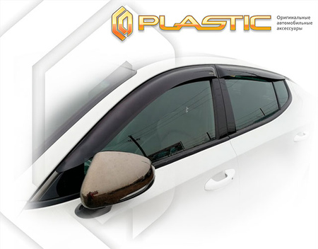 Дефлекторы боковых окон CA Plastic Classic для Kia Stinger (2018-2024) 2010030313863