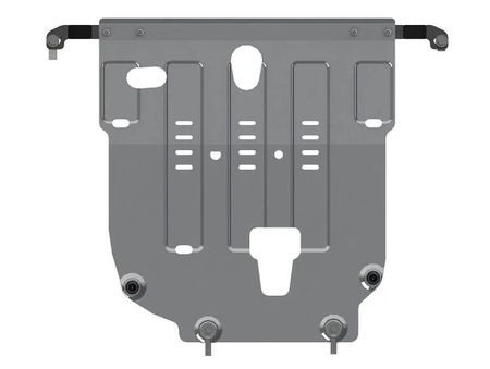 Защита картера и КПП (алюминий) Шериф для Hyundai Solaris (2017-2024) 10.3323