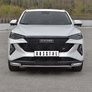 Защита переднего бампера d42 секции - уголки RUSSTAL для Haval F7x (2022-2024)