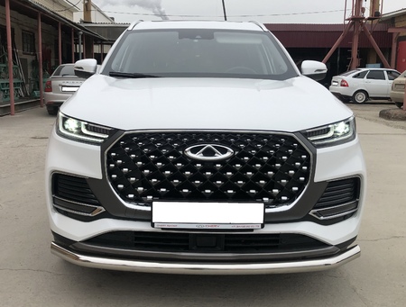 Защита переднего бампера UKO для Chery Tiggo 8 Pro Max (2022-2025) CTGPM.8.22.01